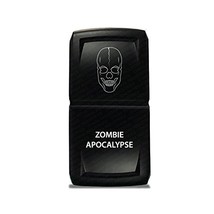 CH4X4 Rocker Switch V2 Zombie Apocalypse Symbol 5 - While Led - £12.52 GBP