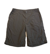 Columbia Omni Shade Sun Protection Shorts Gray Mens 38 Waist Pockets Rip... - £13.89 GBP