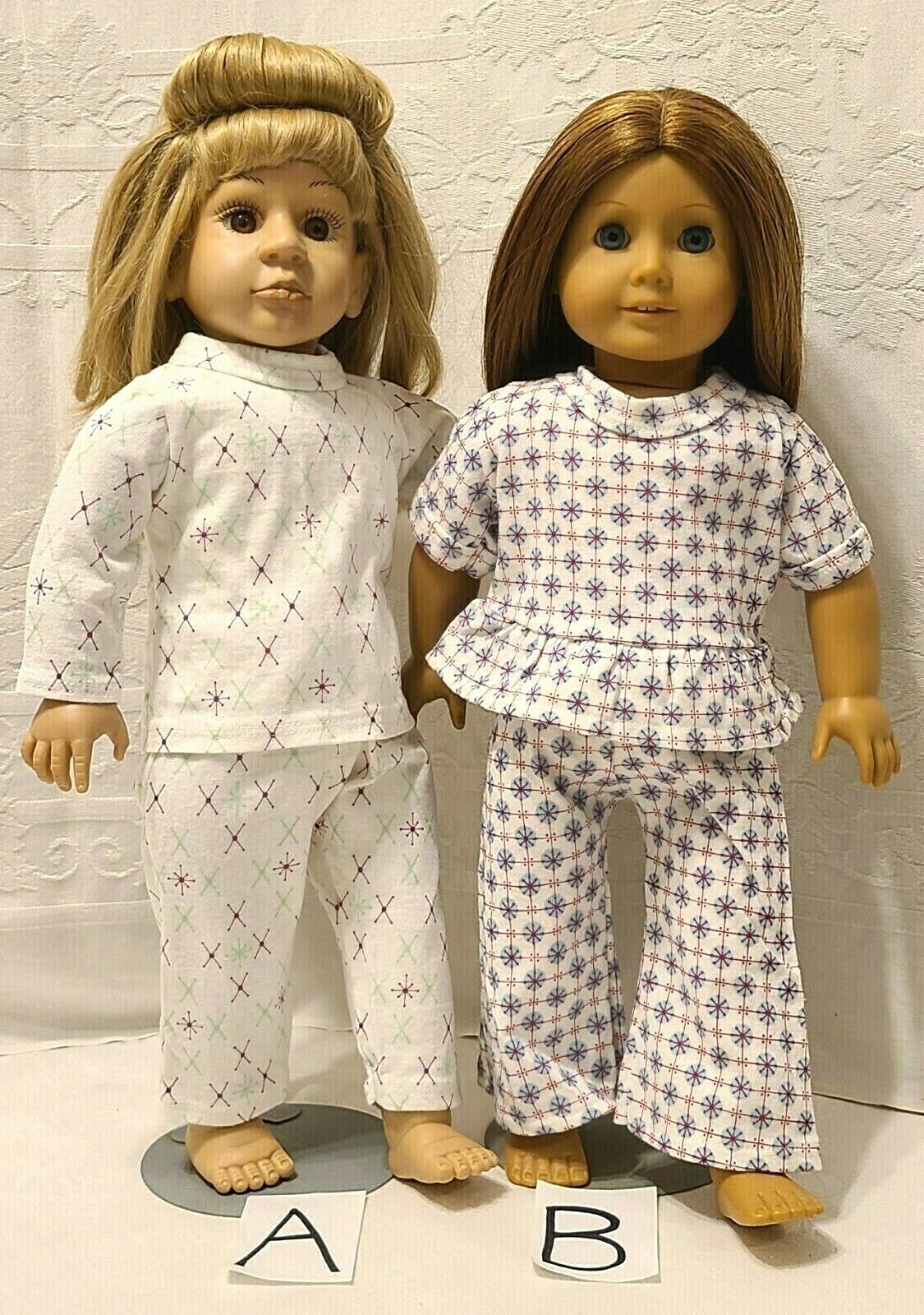 Primary image for PAJAMAS PJ's ~ Your Choice of 2 Styles ~ Clothes for 18" American Girl Doll NEW