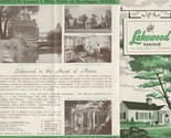 Lakewood Maine Brochure 1930&#39;s Theatre Cottages Shanty Lunch Skowhegan M... - £22.22 GBP