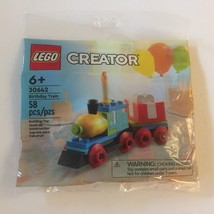 NEW Lego Creator Birthday Train Polybag Set #30642 - 58 Pieces - $16.10
