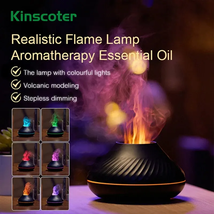 Volcanic Aroma Diffuser Essential Oil Lamp Air Humidifier Color Flame Night Ligh - £23.37 GBP+