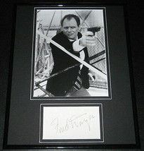 Fred Dryer Signed Framed 11x14 Photo Poster Display Hunter Rams - £50.48 GBP