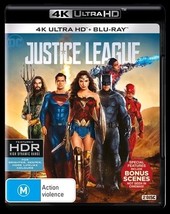 Justice League 4K UHD Blu-ray / Blu-ray | Ben Affleck, Gal Gadot | Region B - £17.08 GBP