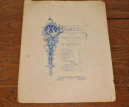 1890 The Hunters Song Sheet Music Bagatelles Melodious Sketches Piano F.... - £8.84 GBP