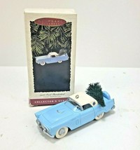 Hallmark Keepsake Ornament 1956 Ford Thunderbird Classic American Cars Blue 1993 - £7.15 GBP