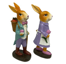 Ganz Decorative Figurines Resin Easter  Mr and Mrs Bunny Bunny 8 in - £16.92 GBP