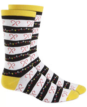 Club Room  Lot of 3 Candy Cane Stripe Holiday Socks Multi-One Size - £12.53 GBP