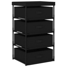  Storage Rack Black Steel, fabric (100% polyester) Medium - $2,106.85 MXN