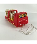 Johnson &amp; Johnson Rhythm Roller Pull Toy Rattle Truck Toddler Vintage 1981 - $40.46 CAD