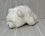 Gund Snuffles small 7-8&quot; off white plush polar bear teddy 1980 vintage K... - $9.89