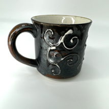 Vintage MCM Otagiri Style Speckled Stoneware Glaze Coffee Mug - $19.00