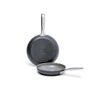 GreenPan Chatham Hard Anodized Healthy Ceramic Nonstick 8&quot; and 10&quot; Fryin... - $73.99