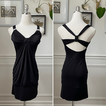 Y2K Taboo Black Bubble Mini Dress Cocktail LBD HoCo S - $512.58 MXN