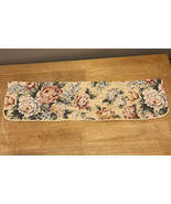 Ralph Lauren Brooke Yellow Floral Lined Valance Cotton 44x9” - $456.30 MXN