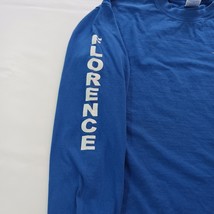Gildan Activewear FLORENCE FALCON Men's Blue Cotton T-Shirt Long Sleeve Size L image 8