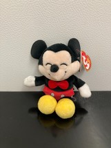 Mickey Mouse 2024 Ty Beanie Baby 3” Key Clip Cute!  Disney MWMT - £6.70 GBP