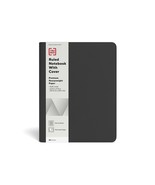 Medium Folio Soft Cover Ruled Notebook Blk Tr54993 - £25.02 GBP