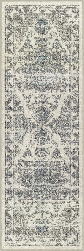Distressed Tapestry Vintage Non Slip Runner Rug for Hallway Entry W Item image 2