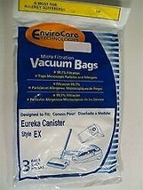 Generic Eureka Micro Filtration bags Style EX 3 bags - $8.26