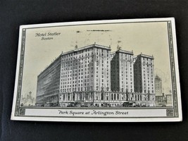 Hotel Statler-Boston, Mass.-Red George Washington 2 Cent Stamp -1932 Postcard. - £19.41 GBP