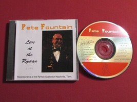 Pete Fountain Live At The Ryman 9 Trk Cd SJS-33 American Jazz Clarinetist Vg Oop - £6.91 GBP