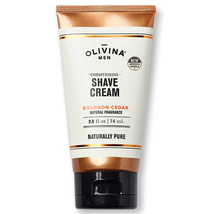 Olivina Conditioning Shave Cream Bourbon Cedar 2.5oz - £11.52 GBP