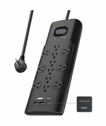 Surge Protector Power Strip USB Outlet With 4K UHD Wifi Hidden Nanny Camera - $477.32 CAD