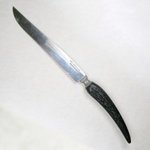 Cattaraugus Vanadium 10.5&quot; Kitchen Knife Vintage Fixed Blade Faux Stag H... - €17,17 EUR