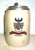 Brauerei Heldrich Edelsfeld Lidded German Beer Stein - $19.95