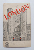 United Kingdom London 1948 Vintage BROCHURE Travel Association Tour VISI... - $17.46