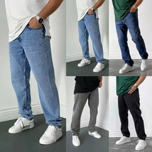 High End European and American Classic Men&#39;s New 4color Straight Loose J... - $24.99