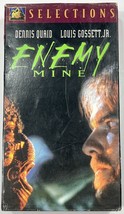 Enemy Mine 1985 VHS Tape Action Sci-Fi Dennis Quaid 1986 CBS Fox Release - £4.46 GBP