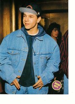 Marky Mark Wahlberg Osmond Boys teen magazine pinup clipping jean jacket rare - £7.86 GBP