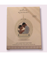 LIFE IS BETTER TOGETHER HALLMARK ORNAMENT 2017 New in Box Porcelain Frame - £16.78 GBP