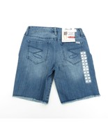 Seven7 Women&#39;s Sunset Bermuda Denim Shorts Fray Hem 9&quot; Inseam Size 4 NWT... - $19.00