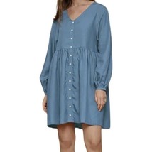 Tradlands Remi Long Sleeve Chambray Dress Size Small  - $54.45