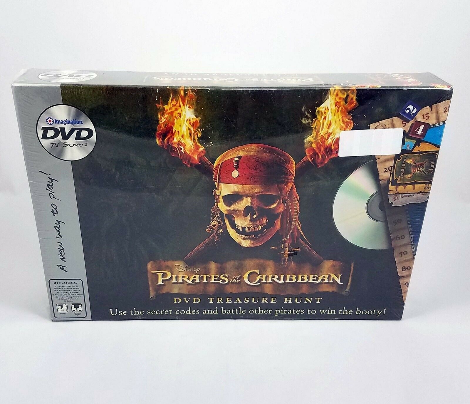 Disney Pirates Of The Caribbean DVD Treasure Hunt Family Board Game 2006 SEALED - $24.64