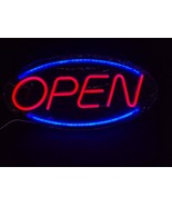 LED Neon Display Open Sign Commercial / Business Sign Shop Advertising W... - $34.63