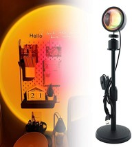 Sunset Lamp,Sunset Projection Lamp 4 Color Changeable Night Light Projector Led - £18.23 GBP