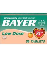 2 PACK Bayer Aspirin Pain Reliever *10/2025*Chewable 81mg 72 Tablets Total - $238.69 MXN