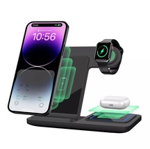 3in1 Wireless Charger Fast Charging Dock For Apple Watch Air Pods iPhone... - $6.59