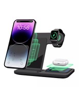 3in1 Wireless Charger Fast Charging Dock For Apple Watch Air Pods iPhone... - $9.02 CAD