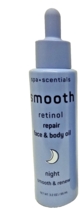 SPA SCENTIALS RETINOL REPAIR NIGHT TIME FACE &amp; BODY OIL SMOOTH RENEW SKI... - $201.18 MXN