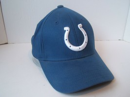 Indianapolis Colts NFL Football Hat Blue Reebok One Size Stretch Fit Cap - £12.65 GBP