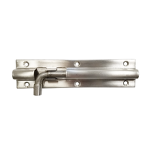 6&quot; x 3/8&quot; Gate Door Heavy Duty Stainless Steel Barrel Bolt Latch with Pin - £10.34 GBP