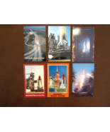 NASA SPACE SHUTTLE COLLECTION ORIGINAL VINTAGE 1990&#39;S (6) POSTCARDS BEAUTY - £23.51 GBP