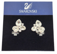 Swarovski Crystal Clip On Earrings ~ New Never Worn #1515452 - £23.37 GBP