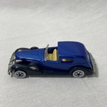 Hot Wheels &#39;35 Classic Caddy Blue Cadillac Limousine Whitewalls 1:64 Used - $8.79