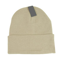 Beanie Plain Knit Hat Winter Warm Cuff Cap Slouchy Skull Ski Warm Men Woman #A3 - £17.32 GBP